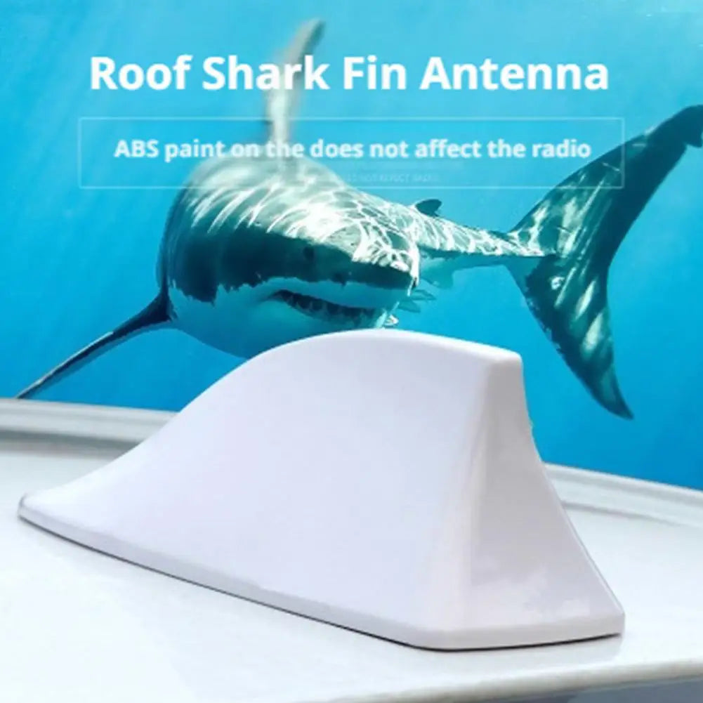 Car Shark Fin Roof Antenna – No-Drill FM/AM/GPS Signal Booster