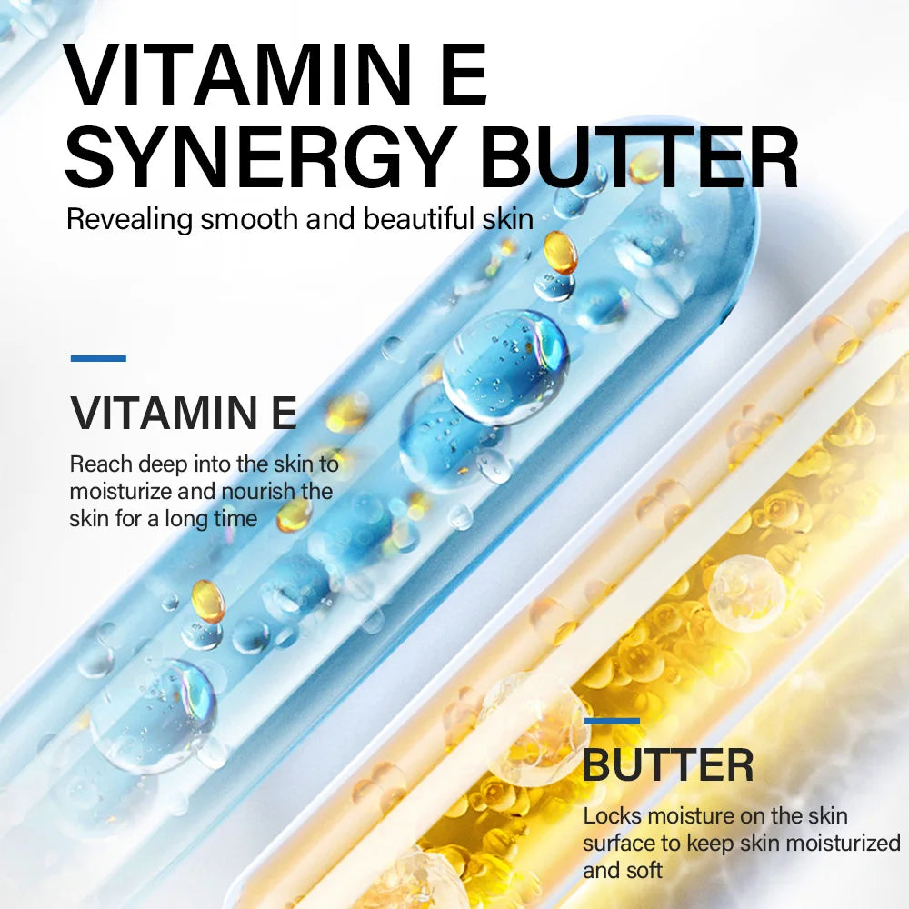 Super 250g Butter Cream Body Lotion Helps Soothe Rough, Soften Dry Skin Vitamin E Helps Improve Skin For Use On Body And Face Peaceful Pleasures Health and Wellness