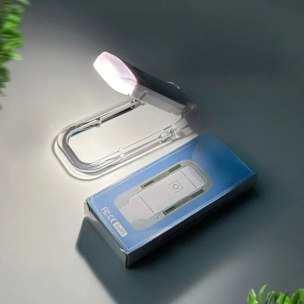 USB Rechargeable Clip-On LED Book Light | Eye Protection Reading