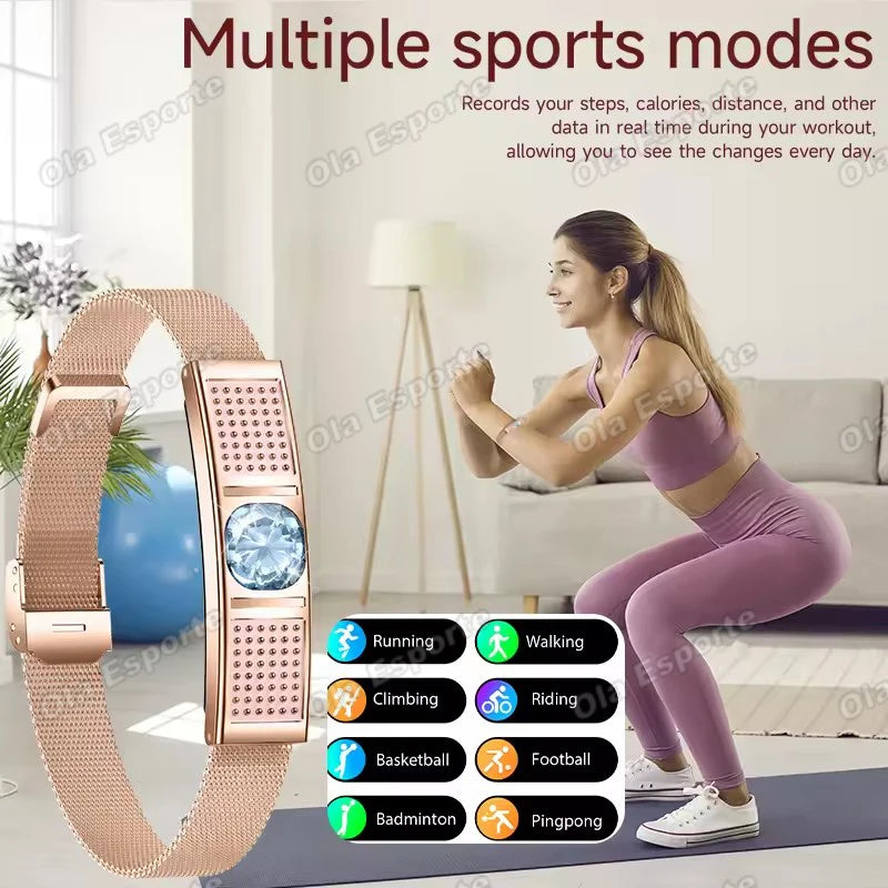 2026 Sport Fitness Tracker Smart Bracelet Men Women Heart Rate Sleep Blood Pressure Monitor Pedometer Waterproof Smartwatch Band Peaceful Pleasures Health and Wellness