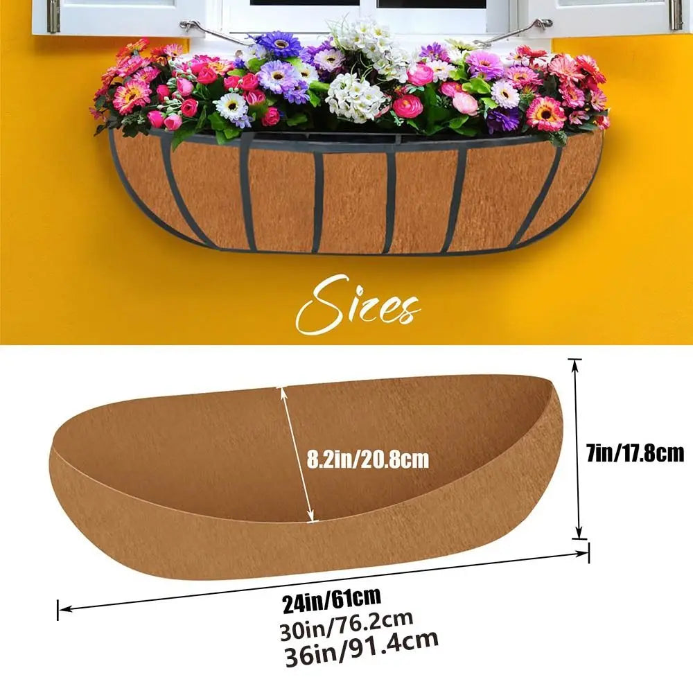 3-Pack Felt Planter Liners | Non-Woven Drainage 24–36 Inch