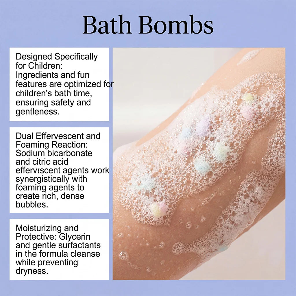 Bath Bombs with Surprise Inside – 6pc Fizzing Gift Set