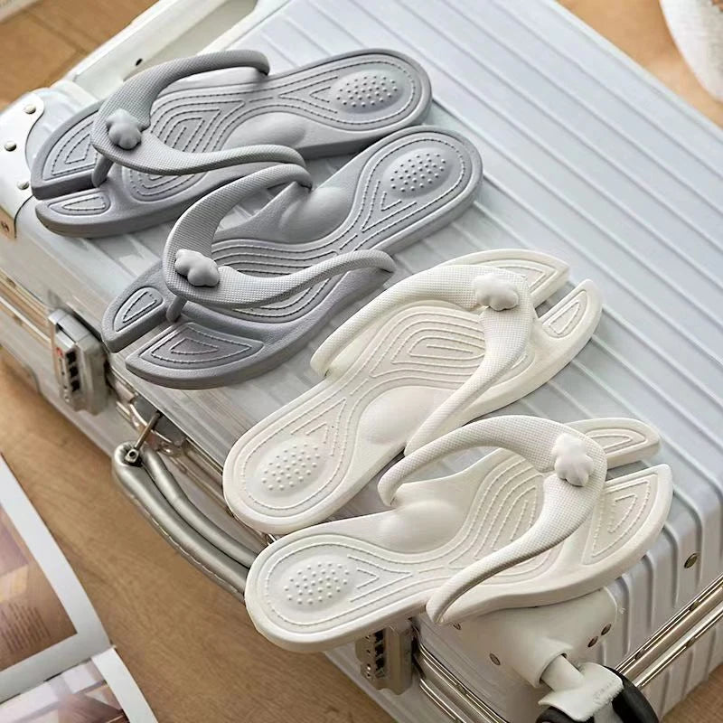 Foldable Travel Slippers | Portable EVA Slides Women & Men