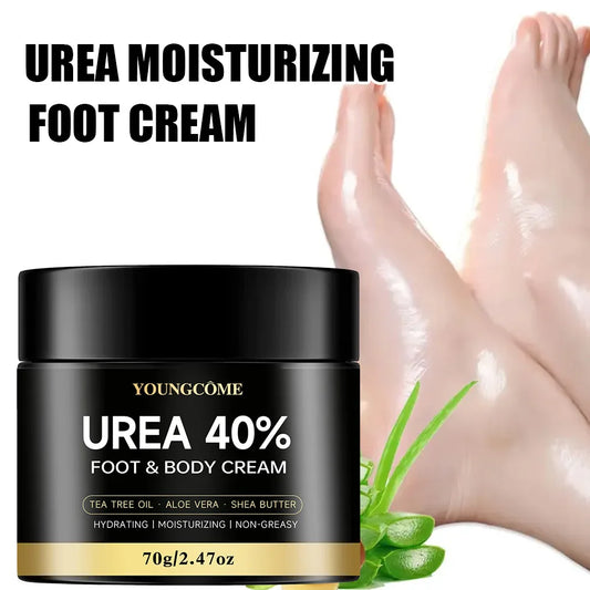 Urea 40% Foot Cream – Dry Cracked Heel & Skin Repair | YOUNGCOME Foot & Body Cream Oasis Select