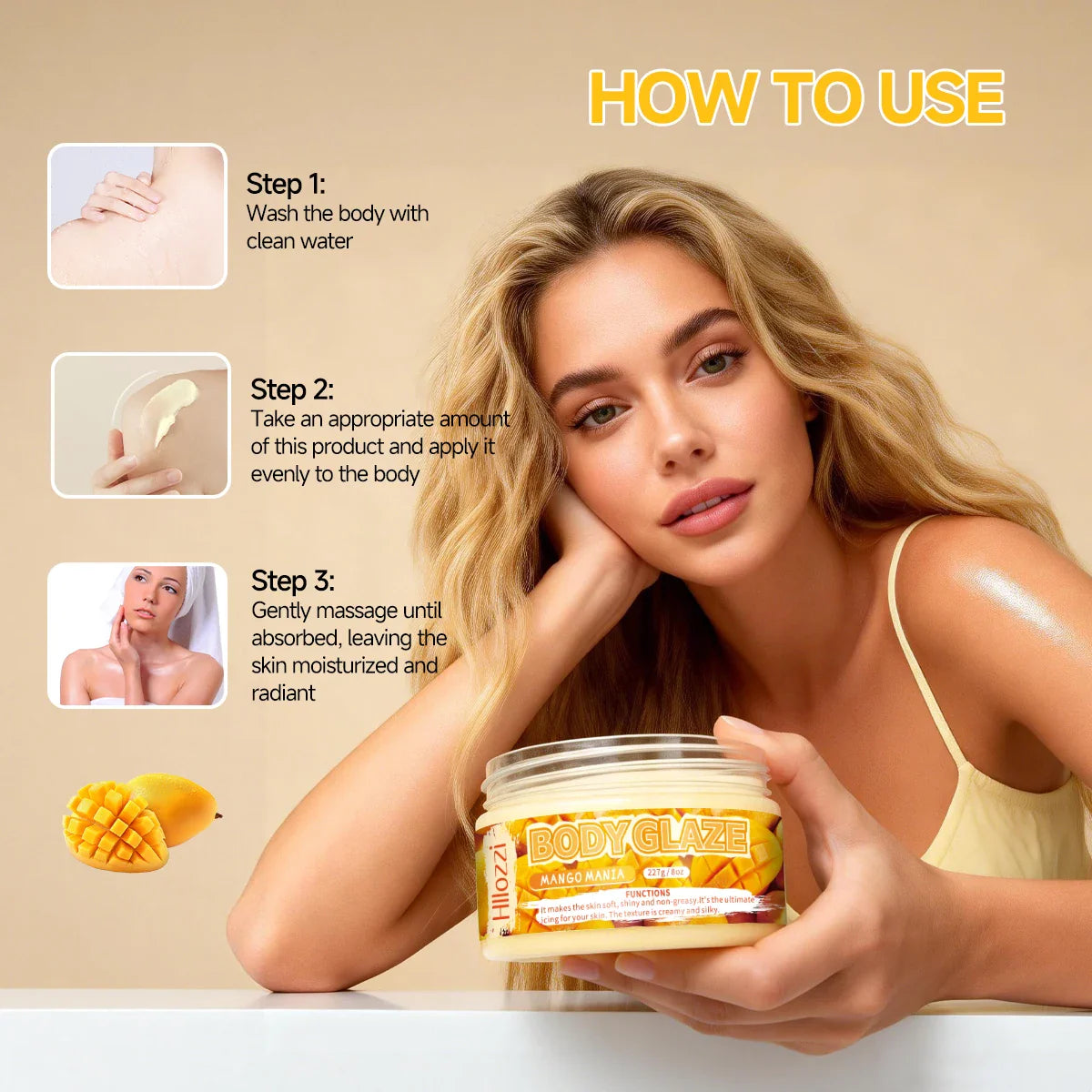 Pistachio Body Glaze – Moisturizing & Brightening Body Cream