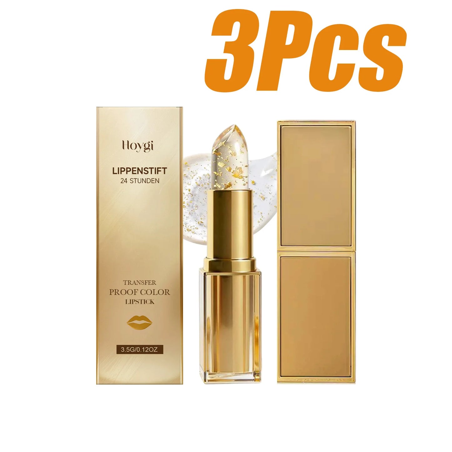 Gold Foil Color-Changing Lip Balm – Moisturizing & Transfer-Proof