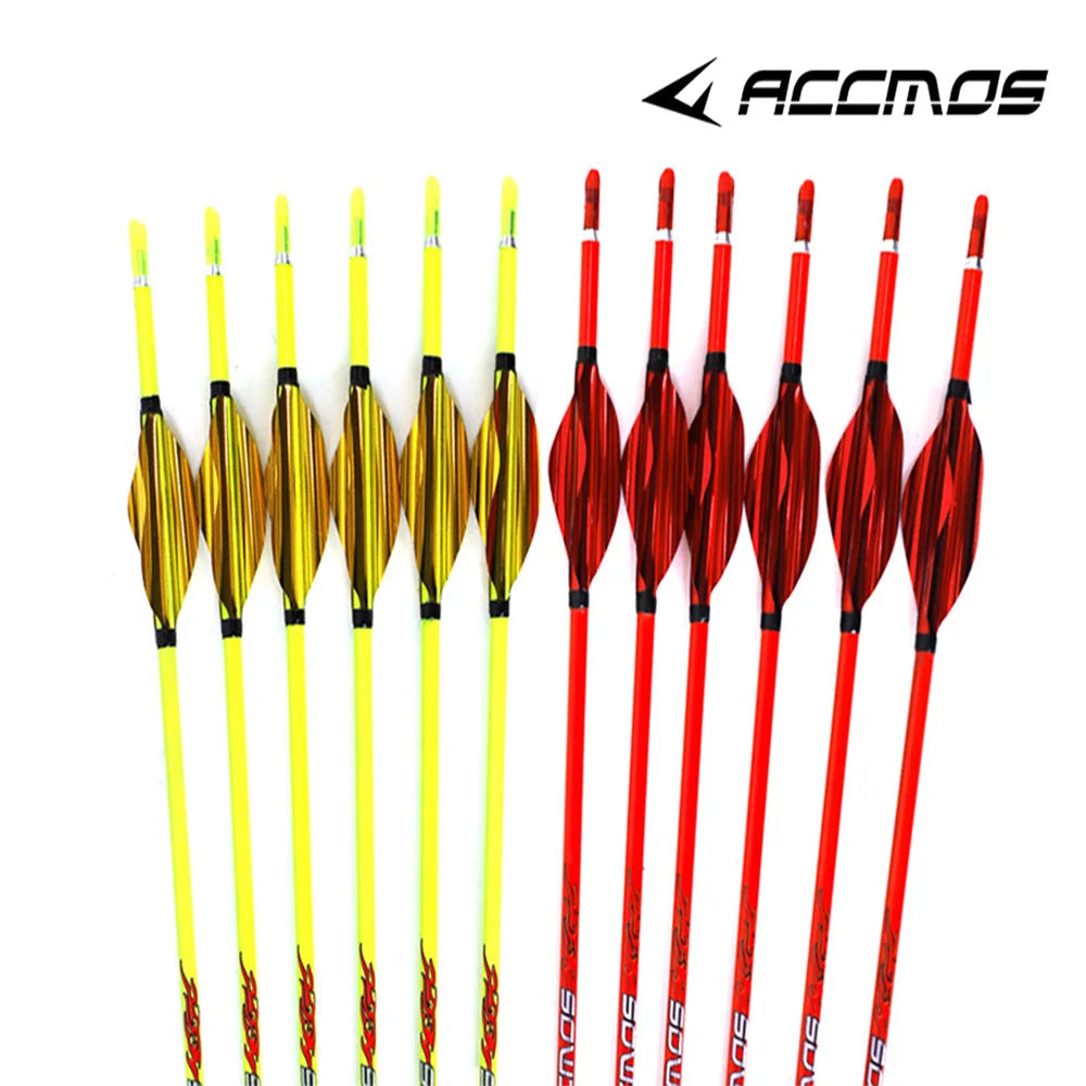 Pure Carbon ID4 Arrow Spine 400 1000 Shaft Feather Compound Recurve