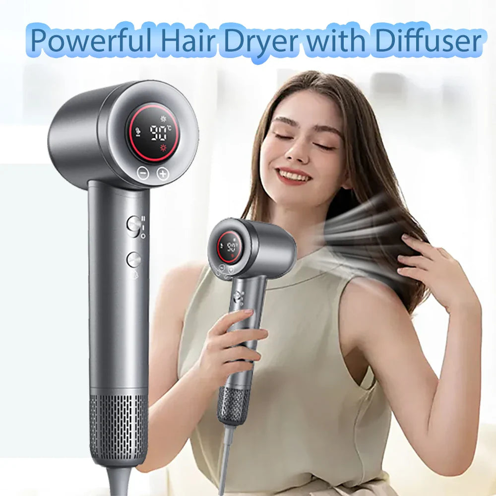 DUTRIEUX 1600W Brushless Negative Ion Hair Dryer + Nozzle