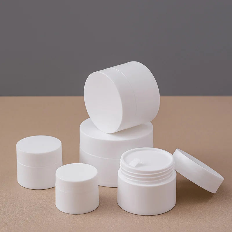 Refillable Cosmetic Cream Jars | Travel Makeup Containers 5g–50g