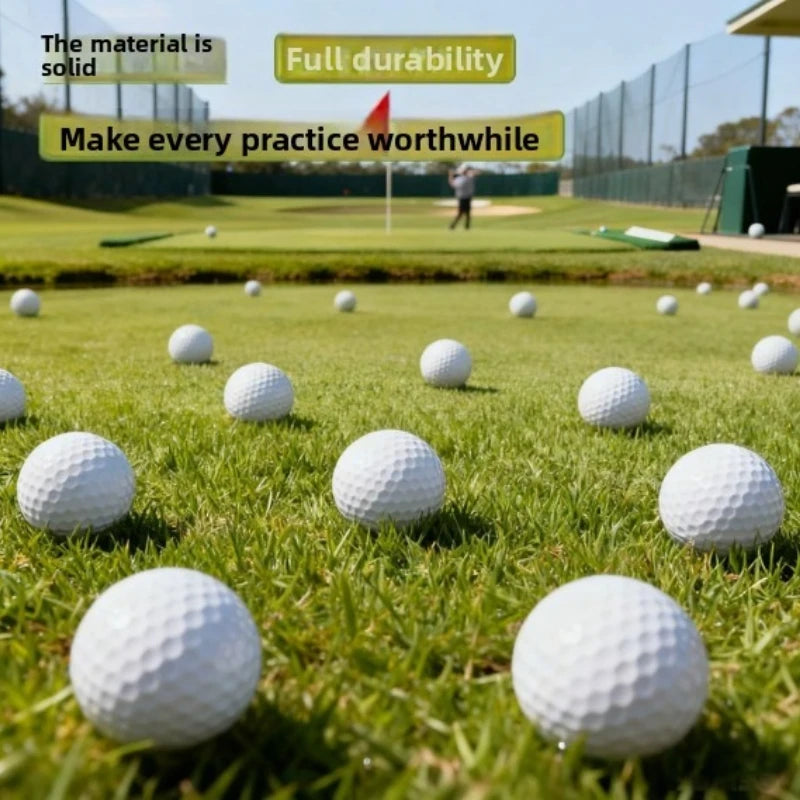 High quality 10/20Pcs Golf Balls Driving Range Double-layer Match Ball Colored Durable Golf Training Practice Ball for Match Use Peaceful Pleasures Health and Wellness