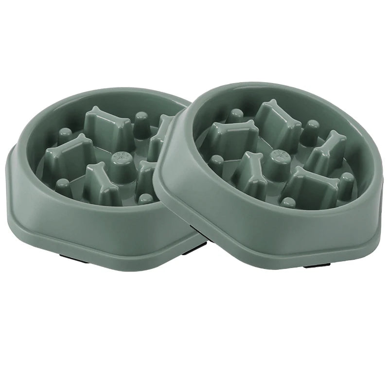 Slow Feeder Dog Bowl | Anti-Slip Maze Puzzle Dish