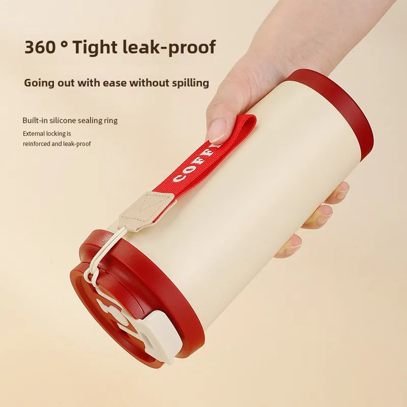 500ml Stainless Steel Coffee Milk Leak Proof Stir Cup Outdoor Office Business Portable Type-C Charge Automatic Self Stirring Mug Peaceful Pleasures Health and Wellness