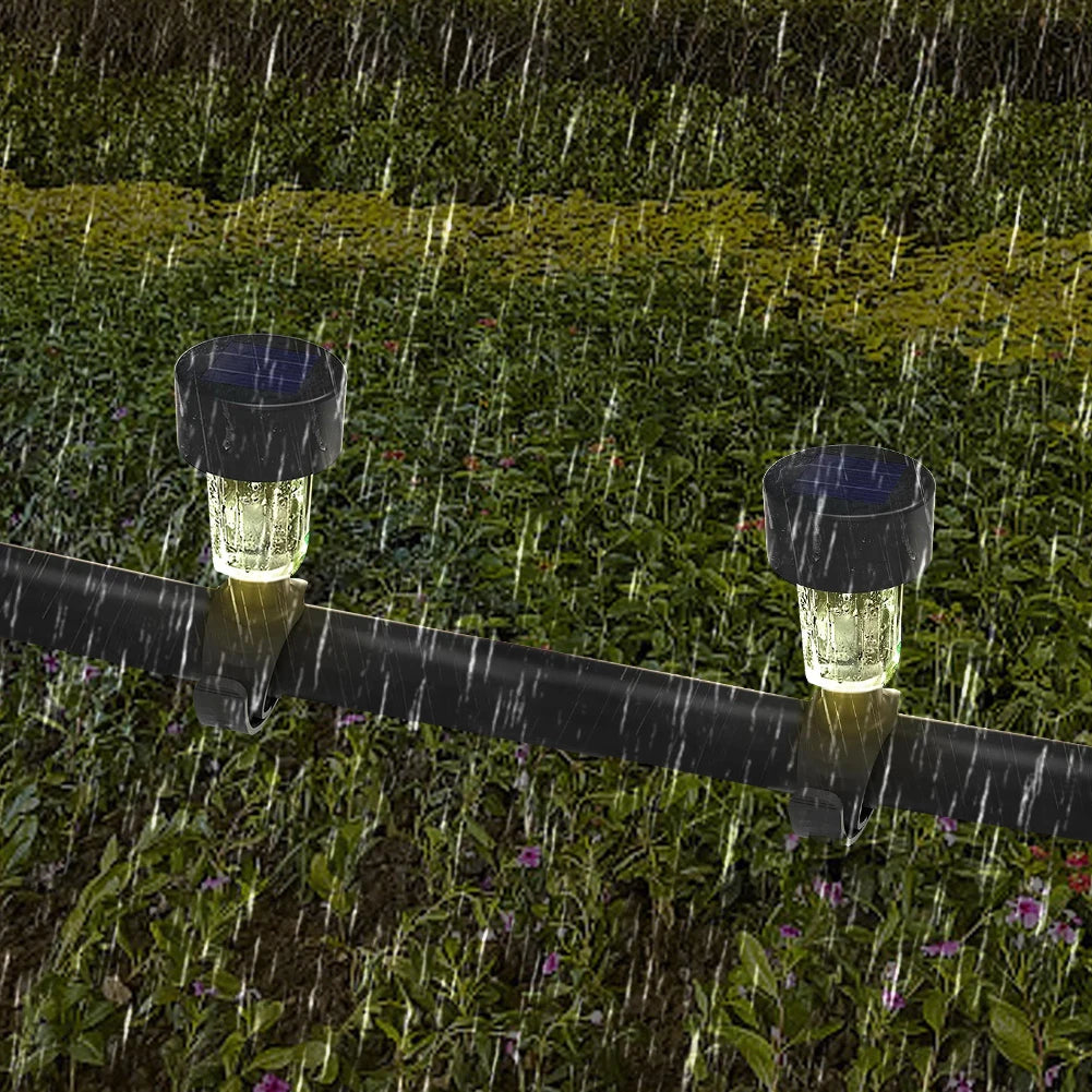 Solar Pool Fence Decor Lights 6 Pack | IP44 Waterproof LED Peaceful Pleasures Health and Wellness