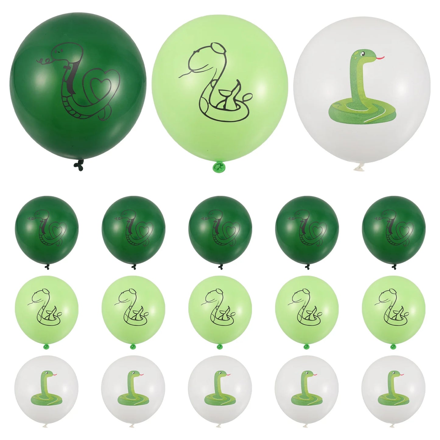 18Pcs Snake Balloons Set Birthday Party Decorations Hanging Snake Balloons Fun Themed Party Decor Birthday Decor Peaceful Pleasures Health and Wellness