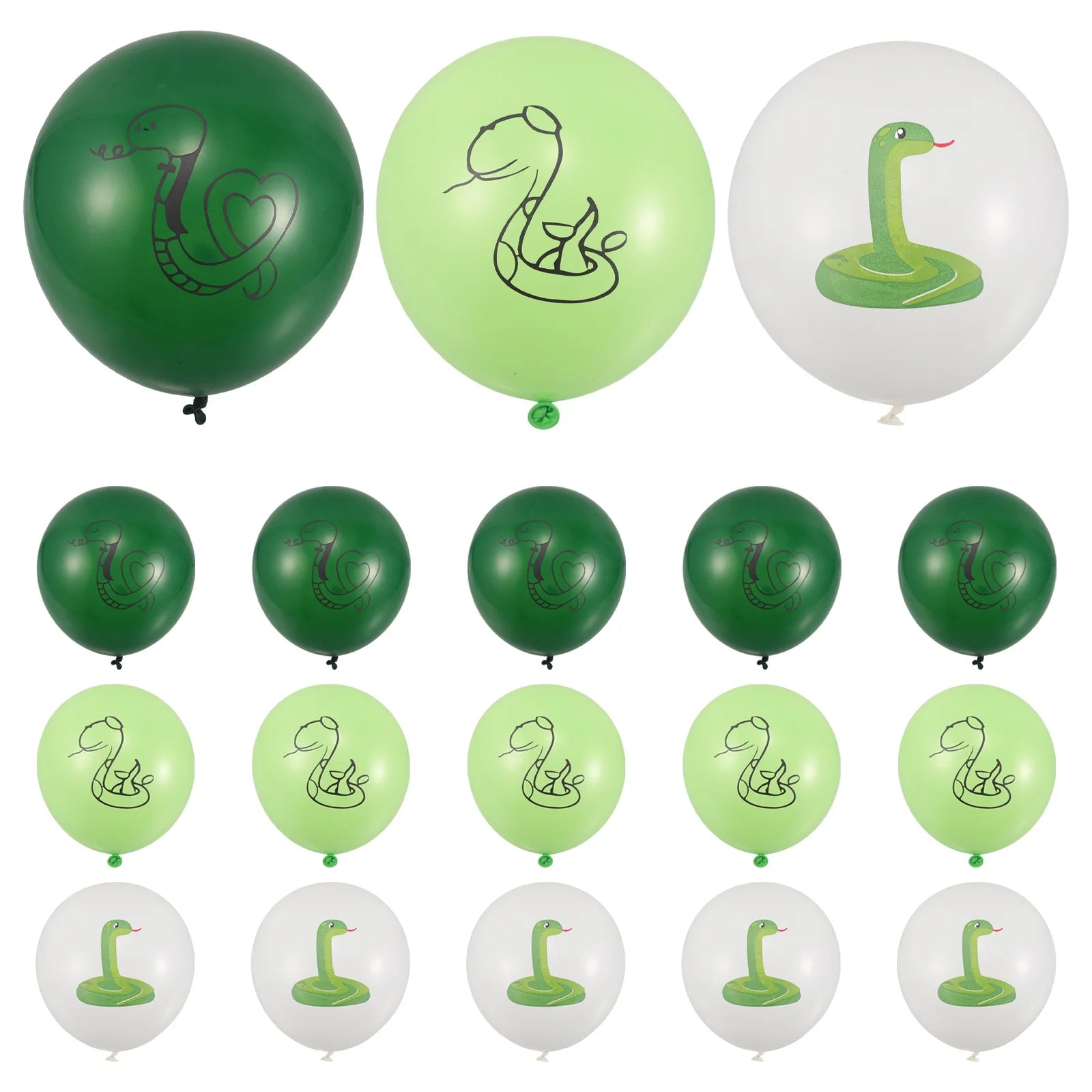 18Pcs Snake Balloons Set Birthday Party Decorations Hanging Snake Balloons Fun Themed Party Decor Birthday Decor Peaceful Pleasures Health and Wellness