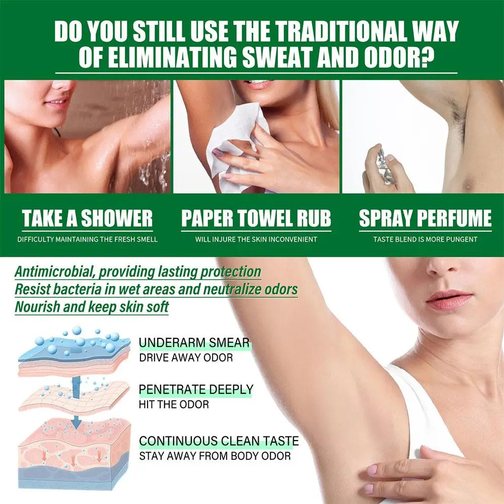 Natural Plant Extract Deodorant Cream – All-Day Odor Protection for Men & Women Deodorants & Antiperspirants Peaceful Pleasures Health and Wellness