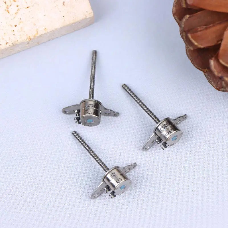Micro 2 Phase Stepper Motor 6mm 4 Wire Adjustable Long Shaft For Optical Instrument Motorized Adjustment Peaceful Pleasures Health and Wellness
