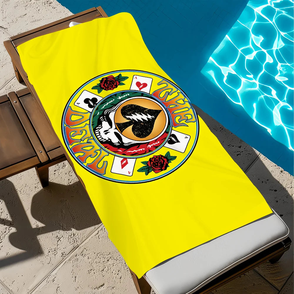 Grateful Dead Beach Towel | Quick-Dry Sports & Travel Quick-Dry Beach Towel Peaceful Pleasures Health and Wellness z1 STJ70x140CM