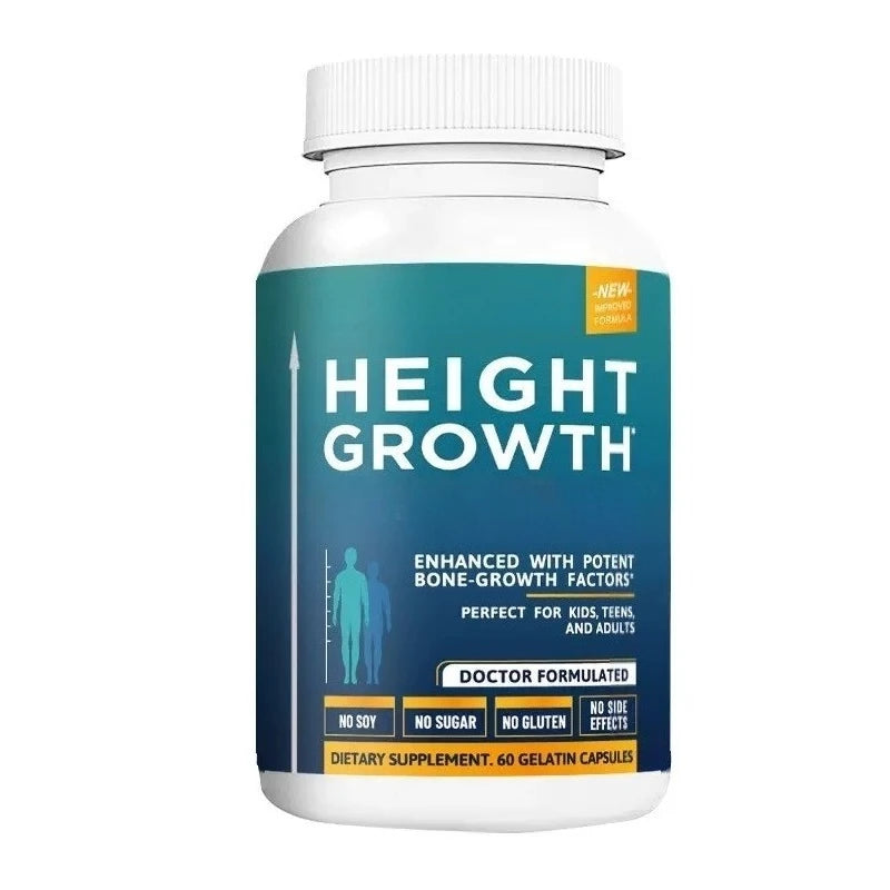 Height Growth Maximizer Capsules with Calcium | Made in USA