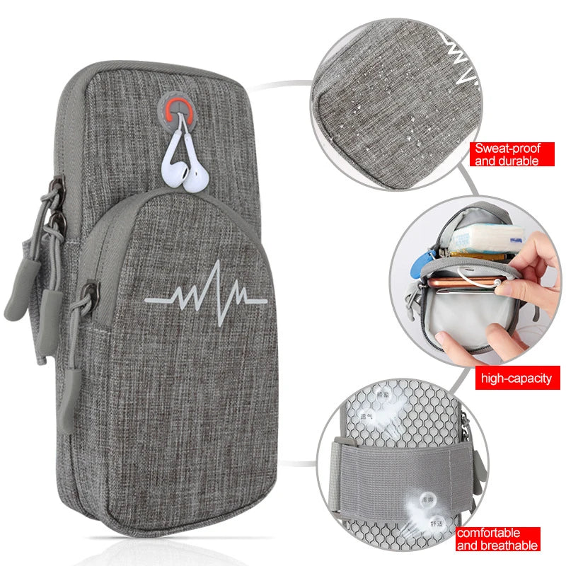 Sports Bag For Mobile Phone Armband For Jogging Running accessories mp3/mp4 Bags Women's Bag For Phone Sleeve Bags Wrist Holder Peaceful Pleasures Health and Wellness
