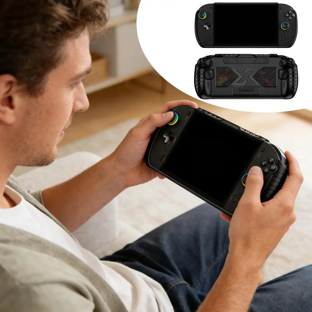 Shockproof Anti-Scratch Protective Case for OneXPlayer OneXFly APEX Handheld Game Console Soft TPU Full Wrap Game Accessories Peaceful Pleasures Health and Wellness