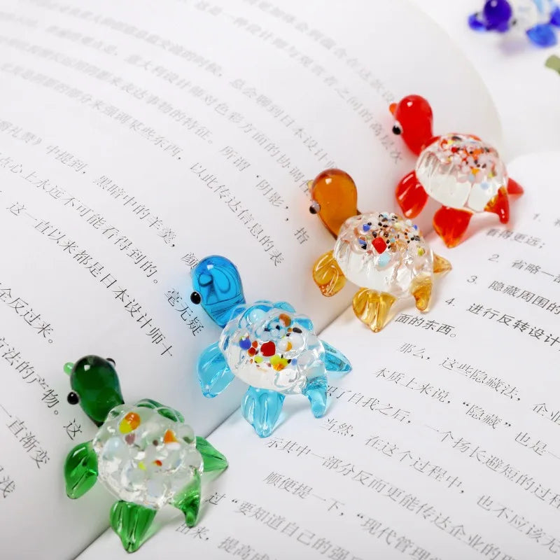 Attractive Miniature Handicraft Long Lasting Miniature Decor Adorable Decorative Wear-resistant Glass Mini Figures Home Decor Peaceful Pleasures Health and Wellness