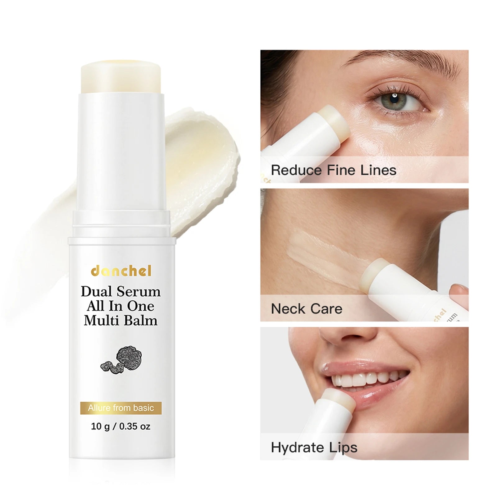Vitamin C& Collagen Balm Multi Balm Moisturizing Stick Hydrating Skin Care Face Eyes Lip Neck Wrinkle Dry Spots Peaceful Pleasures Health and Wellness