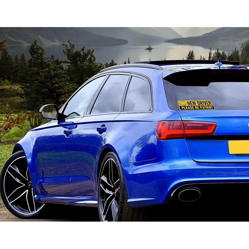 New Driver Please Be Patient Car Sticker Decal Set – 3 PCS