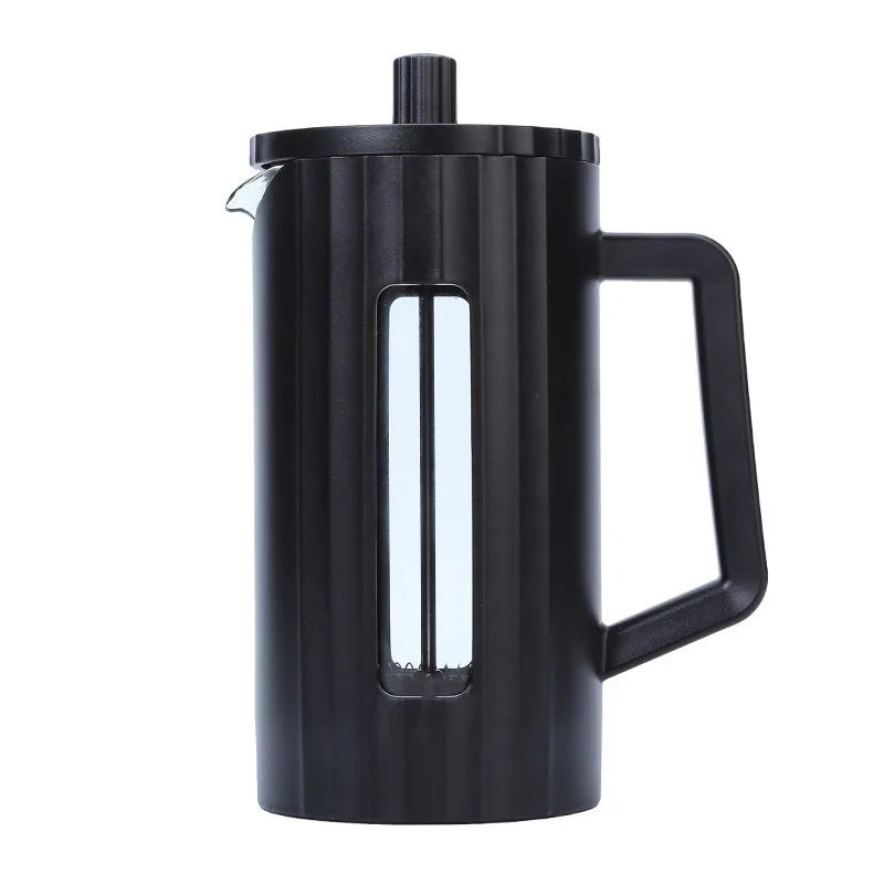 1000ML/ 600ML French Press Coffee Maker High Borosilicate Glass House Coffee Brewer Milk Foam Frother Barista Tea Maker Peaceful Pleasures Health and Wellness
