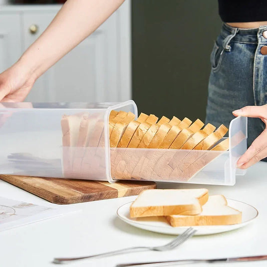 Airtight Bread Box with Sealing Lid & Pull-Out Tray | BPA-Free Bread Storage Box Oasis Select
