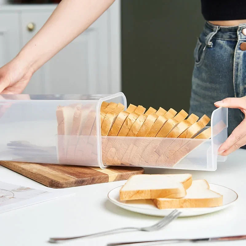Airtight Bread Box with Pull-Out Drawer & Lid | BPA-Free