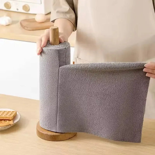 Reusable Microfiber Cleaning Cloth Roll – 20 Eco Sheets