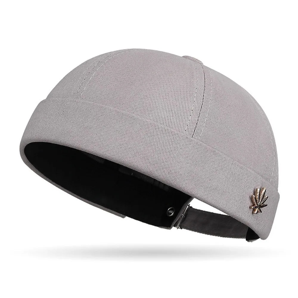 Adjustable Brimless Cap for Spring & Autumn, Unisex Solid Beanie Hat - Fashion Versatile, Streetwear Hip Hop Style Peaceful Pleasures Health and Wellness