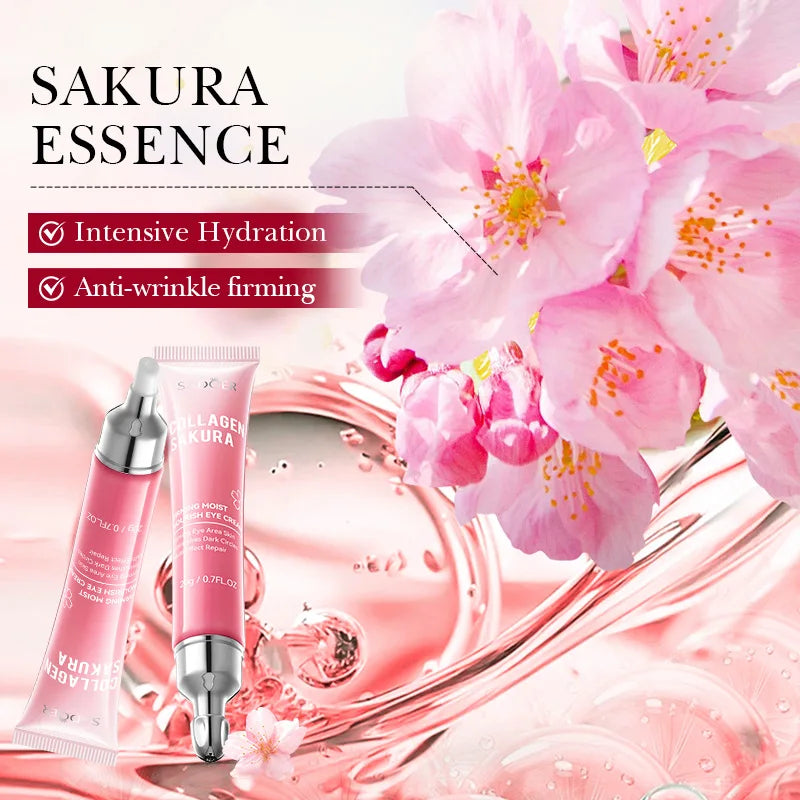 SADOER Sakura Eye Cream | Dark Circles, Puffiness & Firming