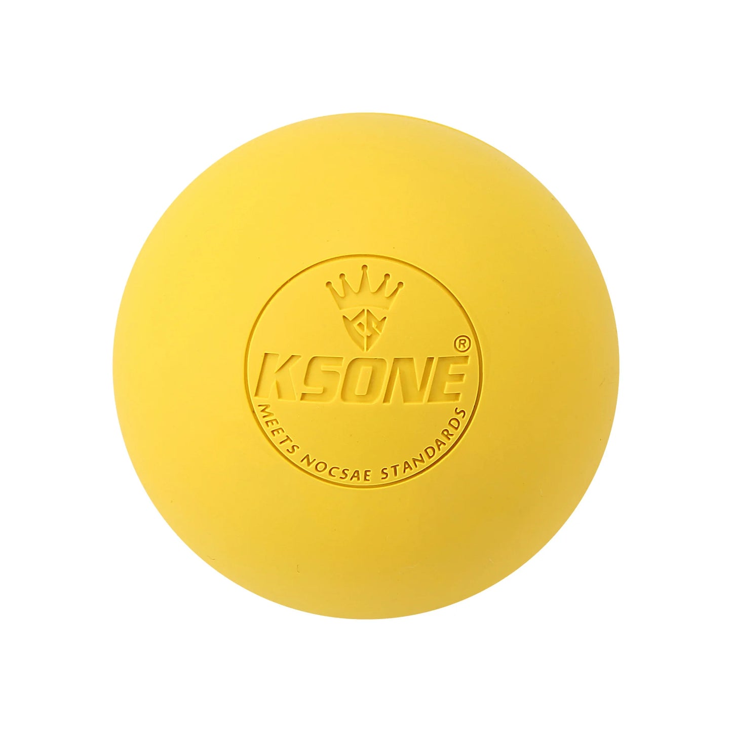 Solid Color KSONE Yoga Fascia Ball,Silicone Pilates Ball For Foot Massage Muscle Relaxation Peaceful Pleasures Health and Wellness Yellow
