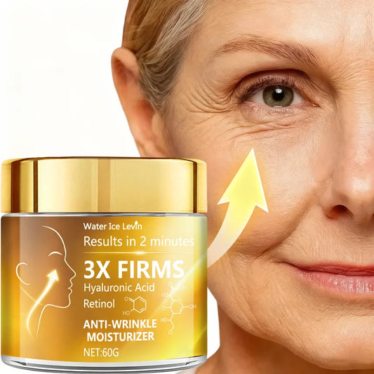 3X Anti-Wrinkle Face Cream – Hyaluronic Acid & Retinol 60g Anti-Wrinkle Face Cream Peaceful Pleasures Health and Wellness