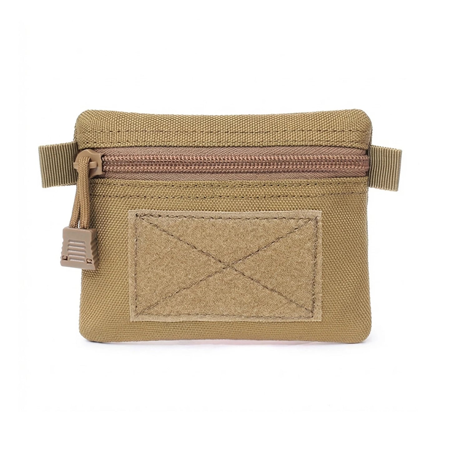 Clutch Bag 1000D Nylon Coin Card Holder Storage Pouch Durable Lightweight Design For Outdoor Daily Use Peaceful Pleasures Health and Wellness Mud color