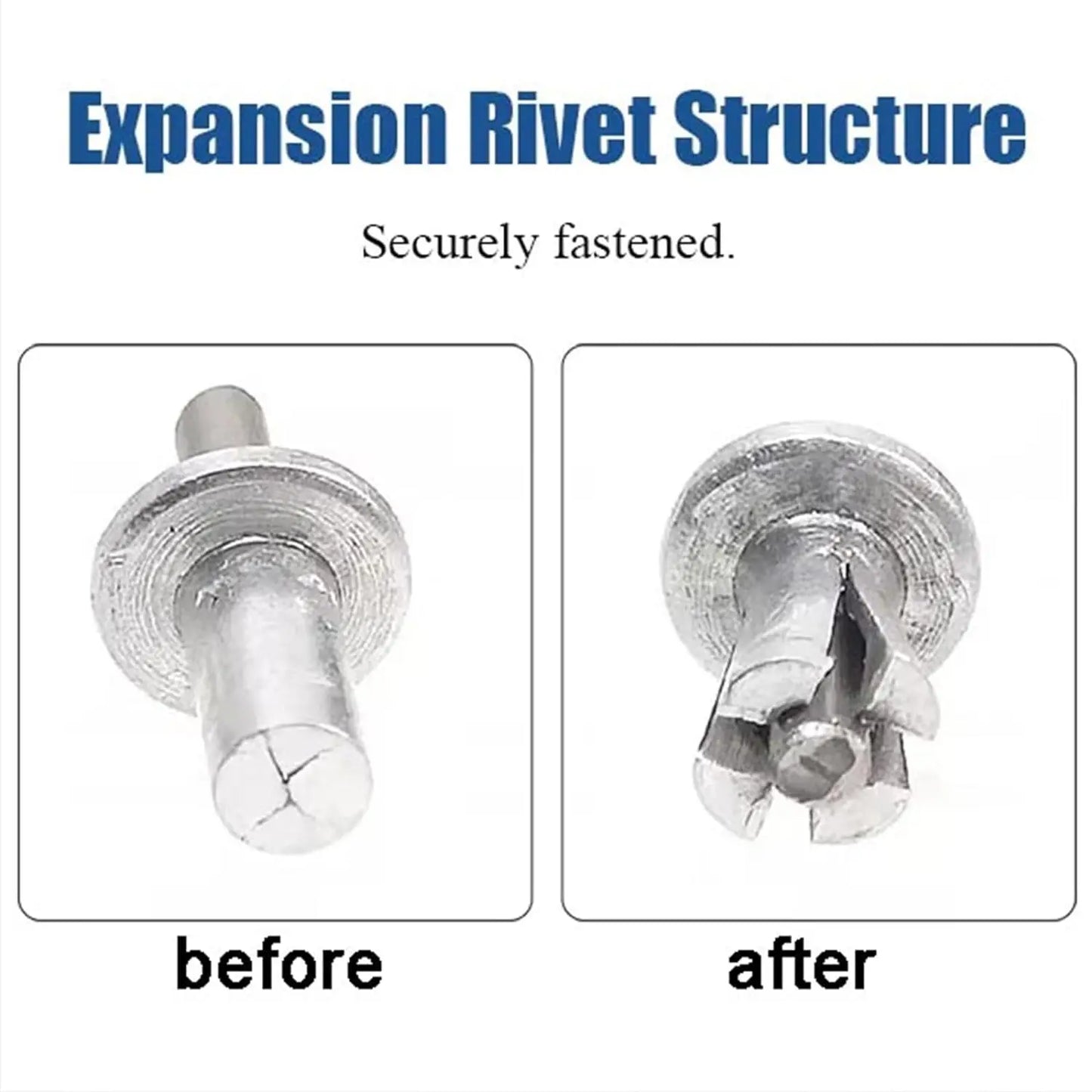 Aluminum Hammer Drive Rivets Dome Head | 10–100 Pack