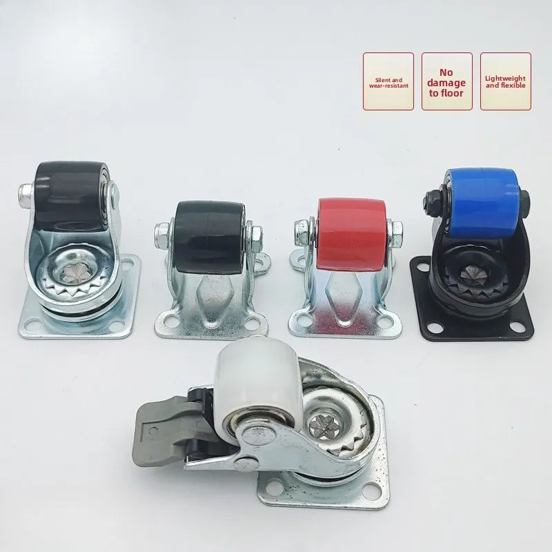 1.25" Silent Furniture Caster Wheels Set of 4 – Tables & Shelves
