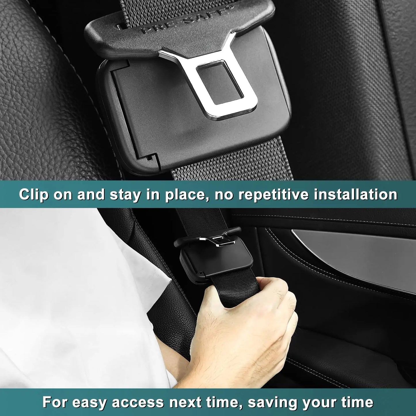 Car Seat Belt Adjuster Clamp Shoulder Neck Locking Clip Protector