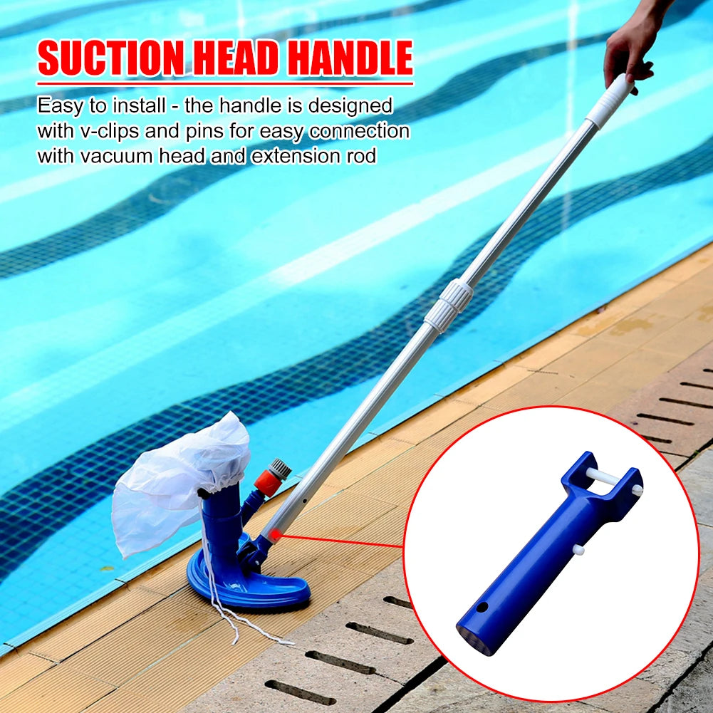 Universal Pool Vacuum Head Handle – V-Shaped Clip Replacement Grip Peaceful Pleasures Health and Wellness