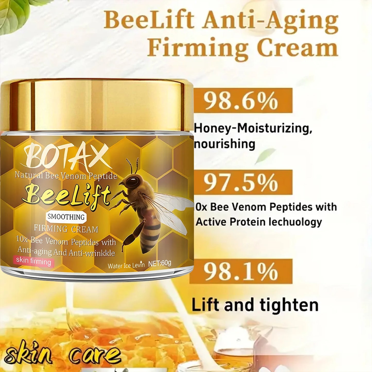 Bee Venom Peptide Face Cream – Anti-Aging & Firming Retinol