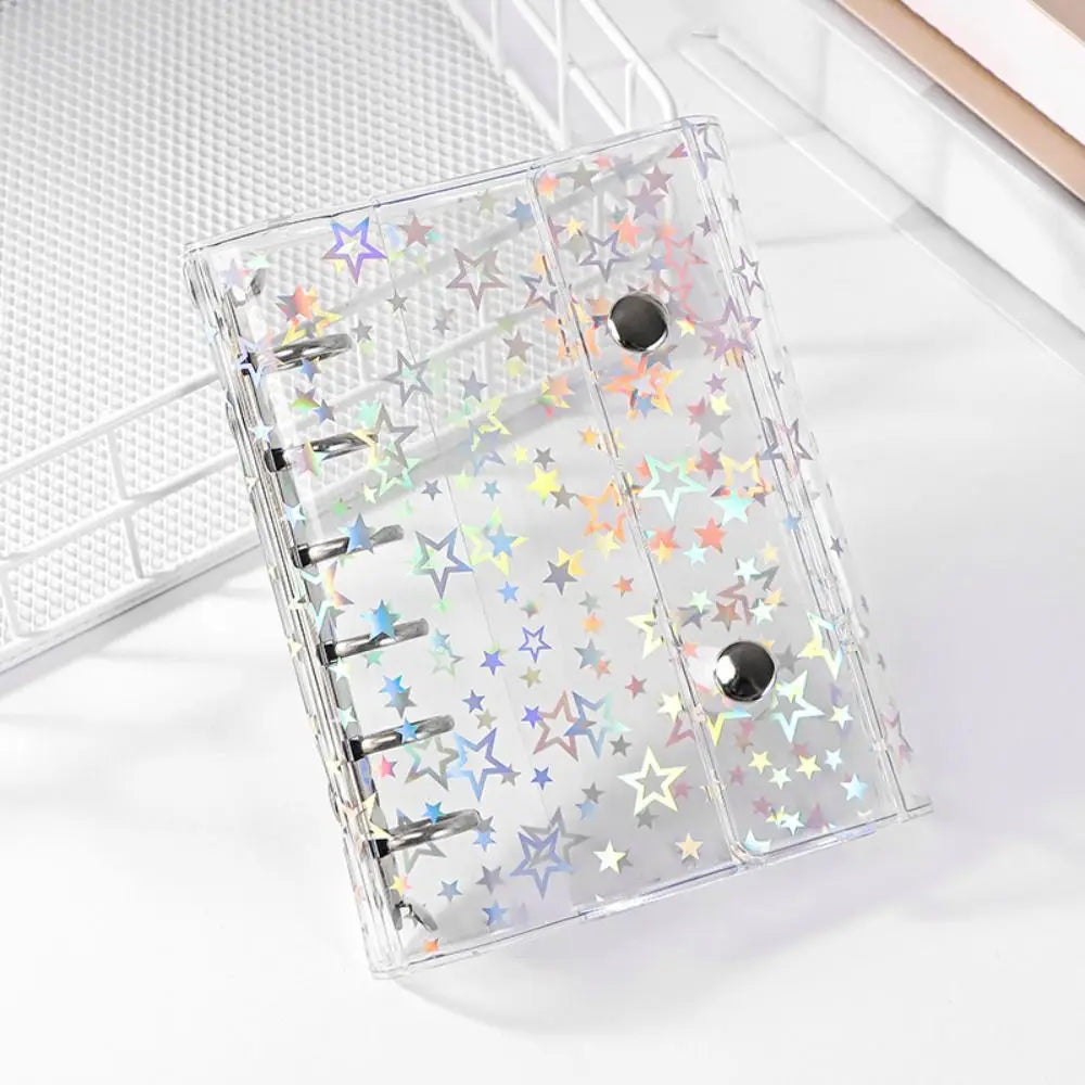 Waterproof Money Savings Challenge Binder PVC Cover Button Closure Envelope Savings Challenges Book Transparent Portable Peaceful Pleasures Health and Wellness