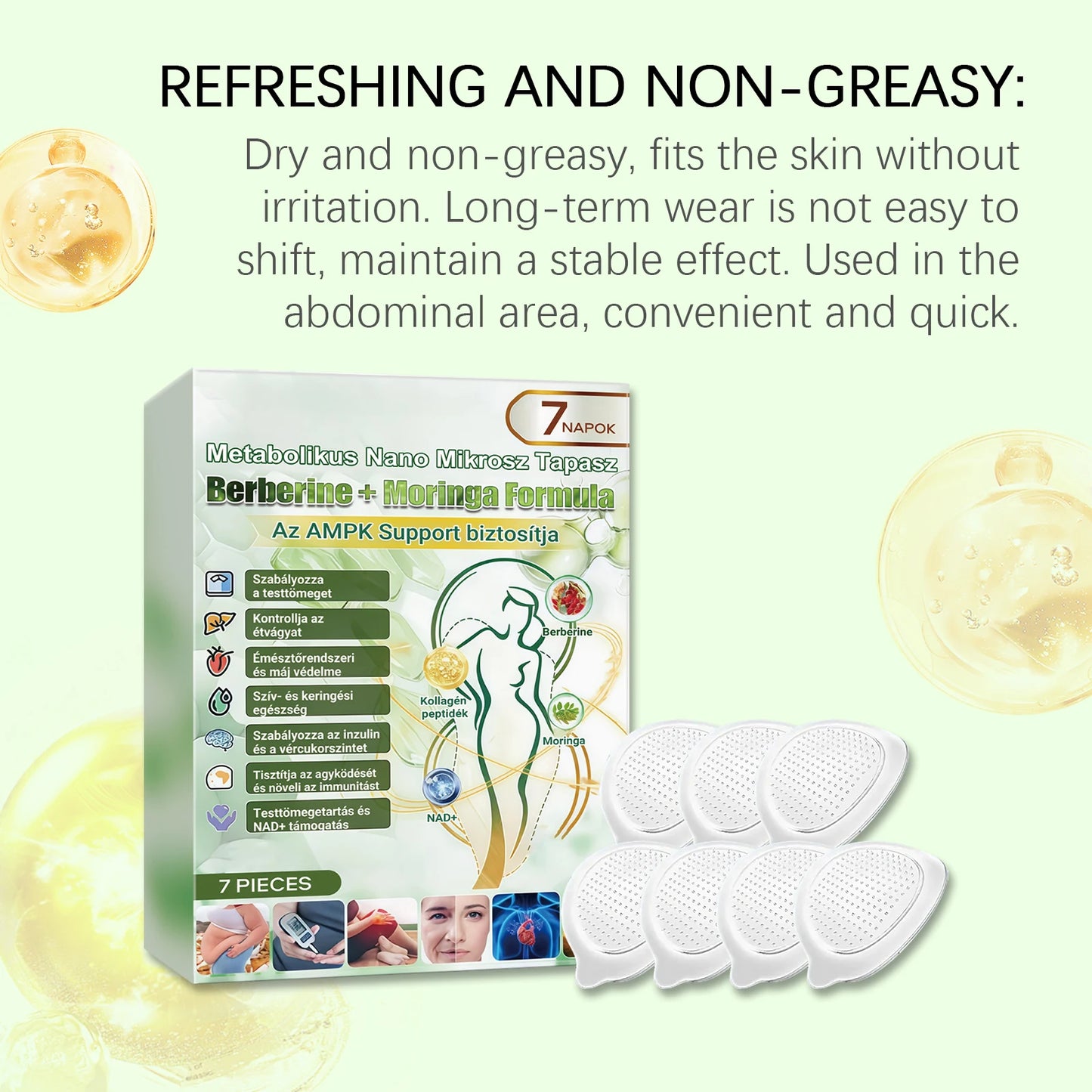 Nano Microneedle Body Firming Patch – Collagen, NAD+ & Peptides Peaceful Pleasures Health and Wellness