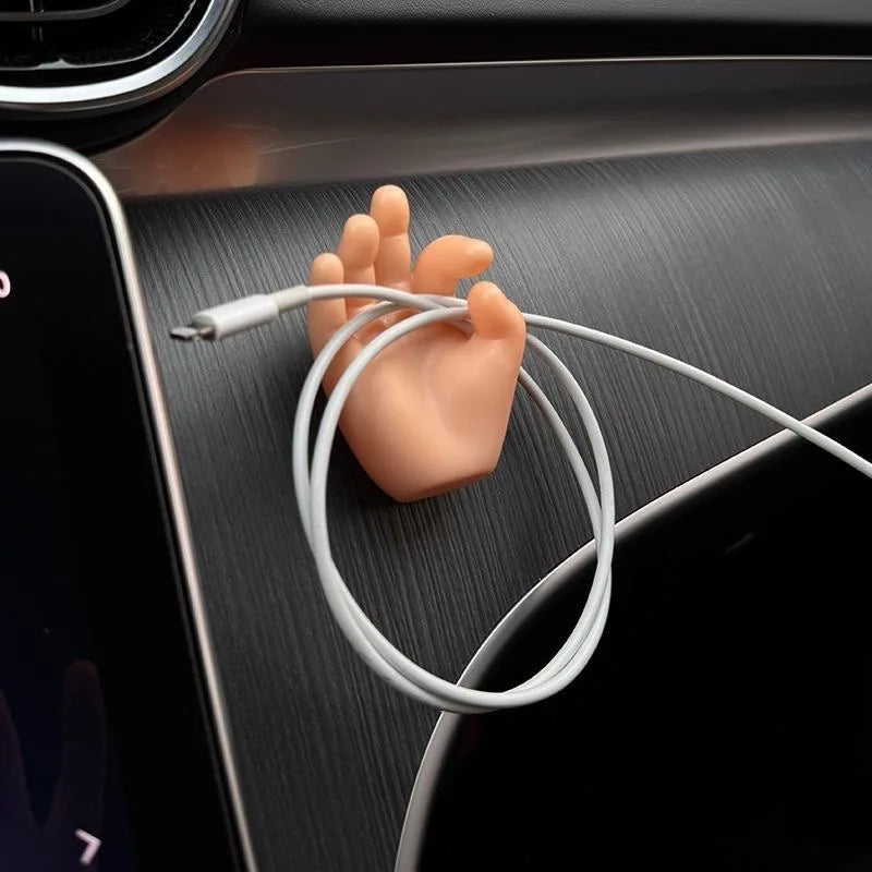 Silicone Car Sunglasses Clip & Cable Organizer | 3 Shapes Car Interior Organizer Peaceful Pleasures Health and Wellness