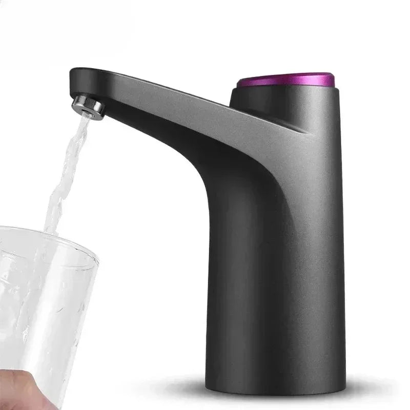 Automatic Electric Water Dispenser 600ML/min Smart Water Pump for Household Gallon Drinking Bottle Switch Water Appliances Peaceful Pleasures Health and Wellness Black