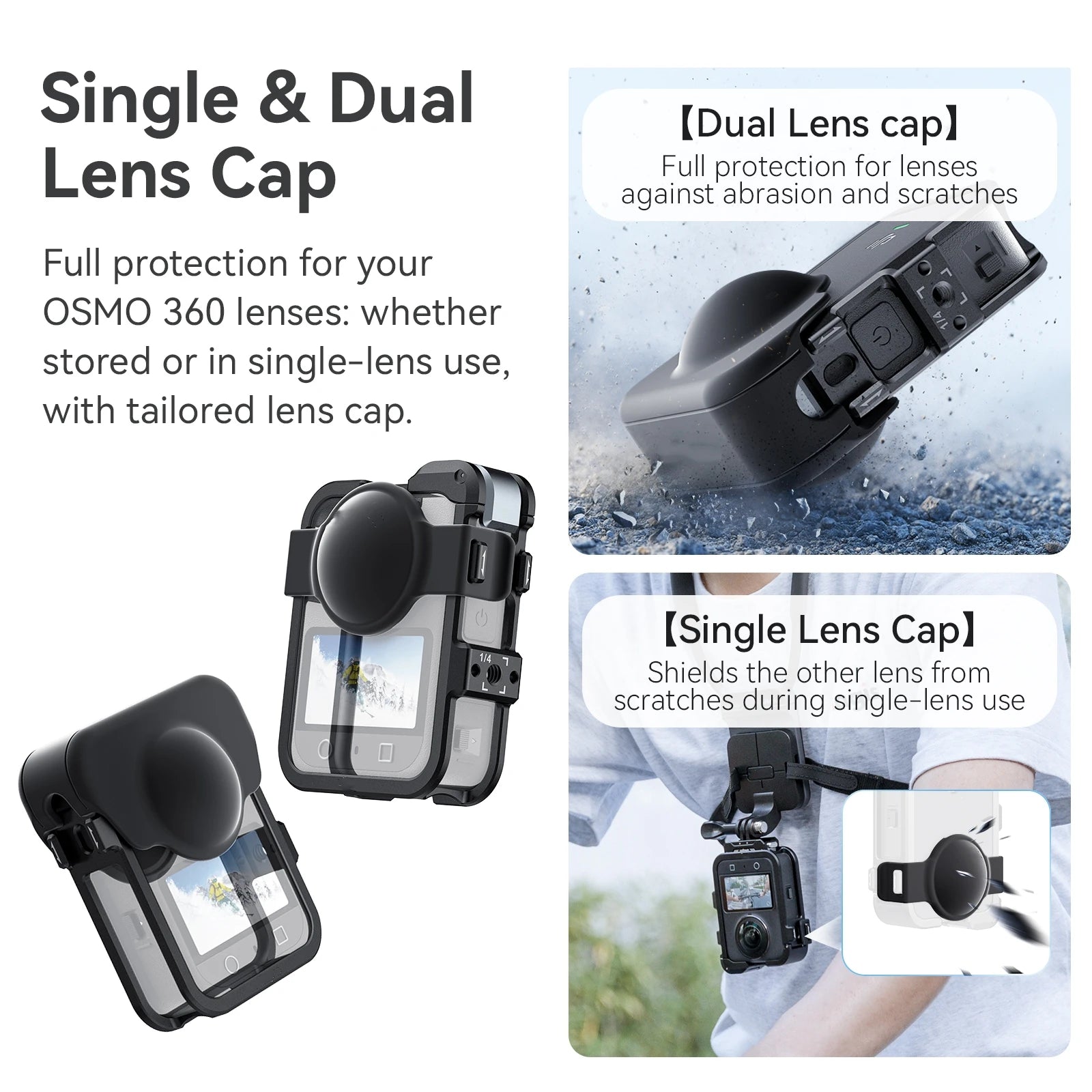 Quick Release Camera Protection Frame For DJI OSMO 360 Camera Aluminum Alloy Protective Frame Lens Protective Case Peaceful Pleasures Health and Wellness