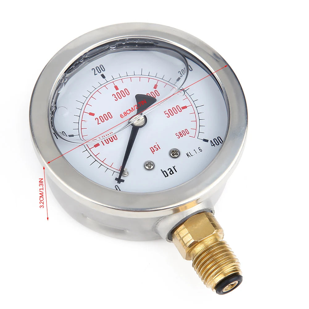 Hydraulic Hose Test Point Coupling M16 2 BSP1 4 0 400BAr 6000PSI