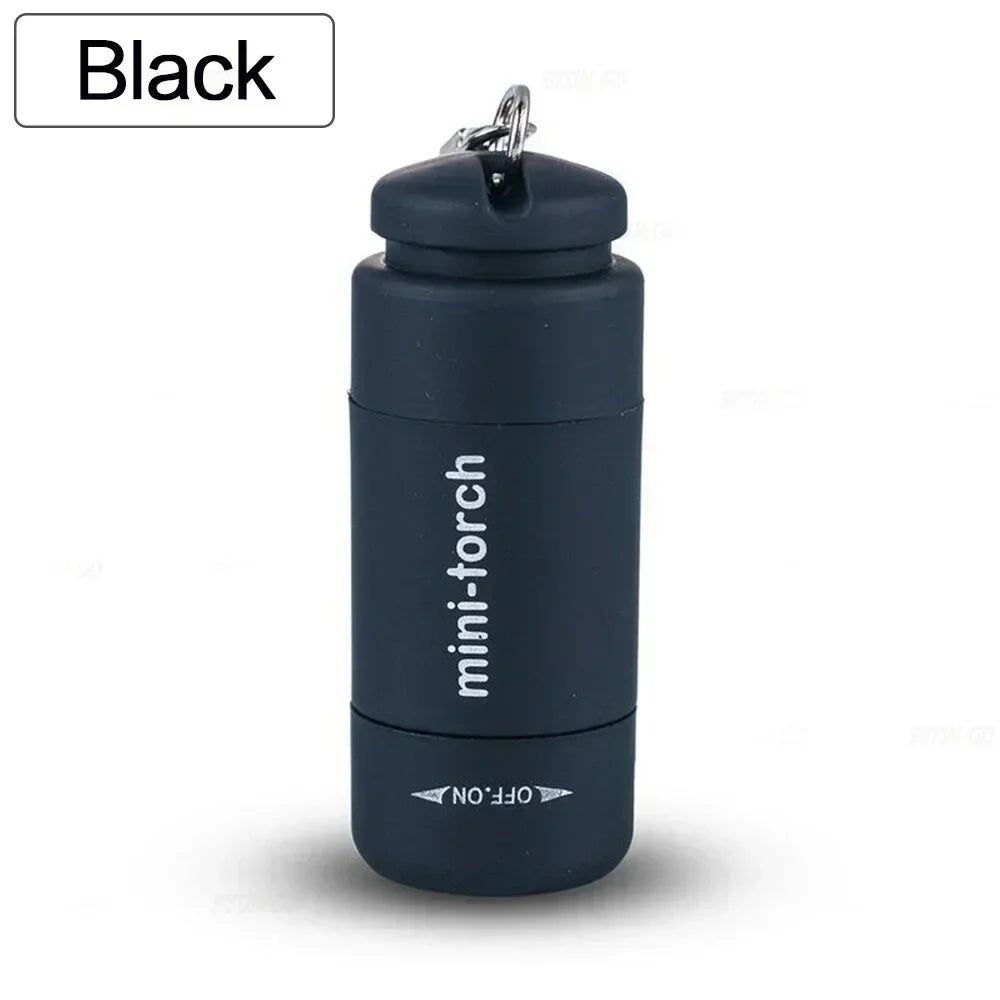 USB Rechargeable Mini LED Keychain Flashlight – Waterproof