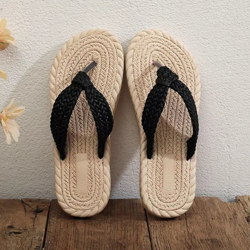 Women's EVA Flat Slide Sandals – Beach & Home Flip Flops
